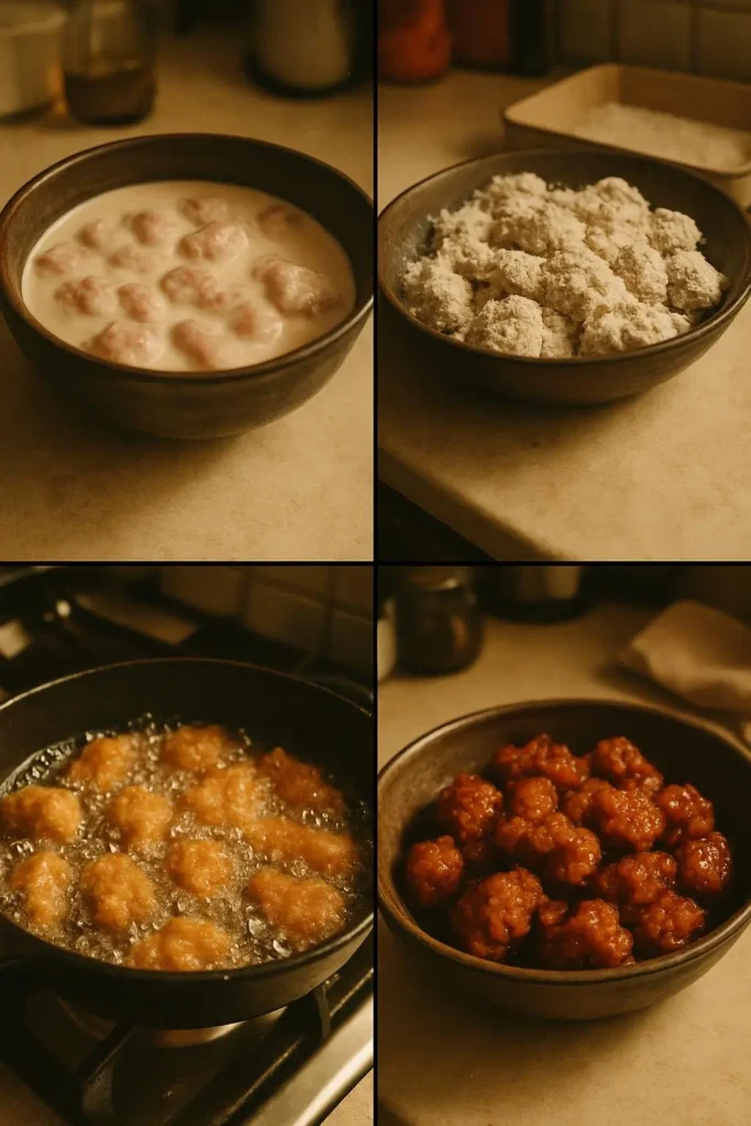 Crispy Korean Popcorn Chicken
