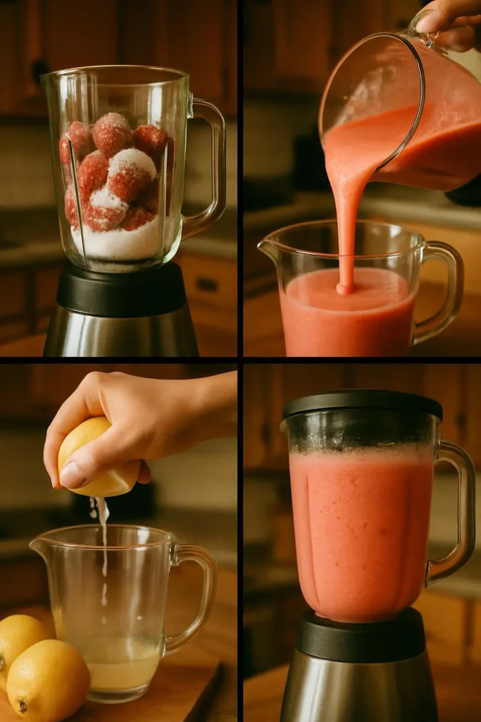 Frozen Strawberry Lemonade