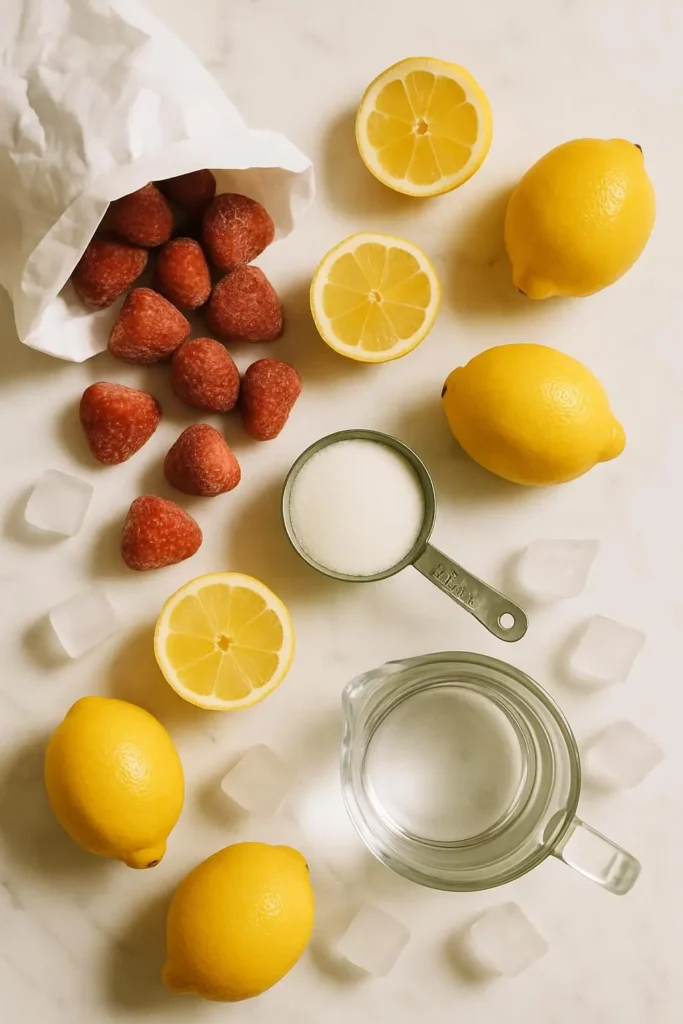 Frozen Strawberry Lemonade