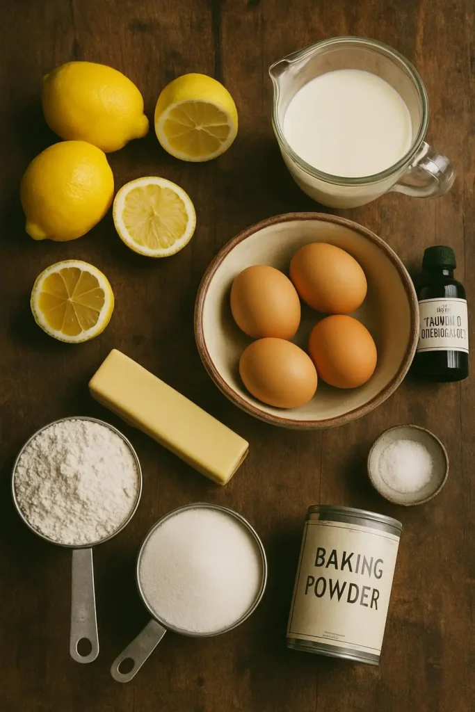 Homemade Lemon Cake Recipe
