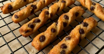 Chocolate Chip Cookie Dough Twists