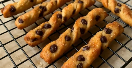 Chocolate Chip Cookie Dough Twists