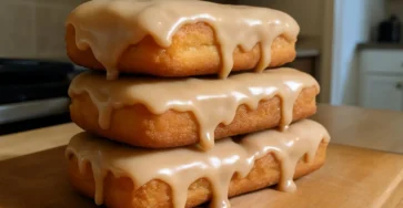 Soft Baked Maple Donut Bars