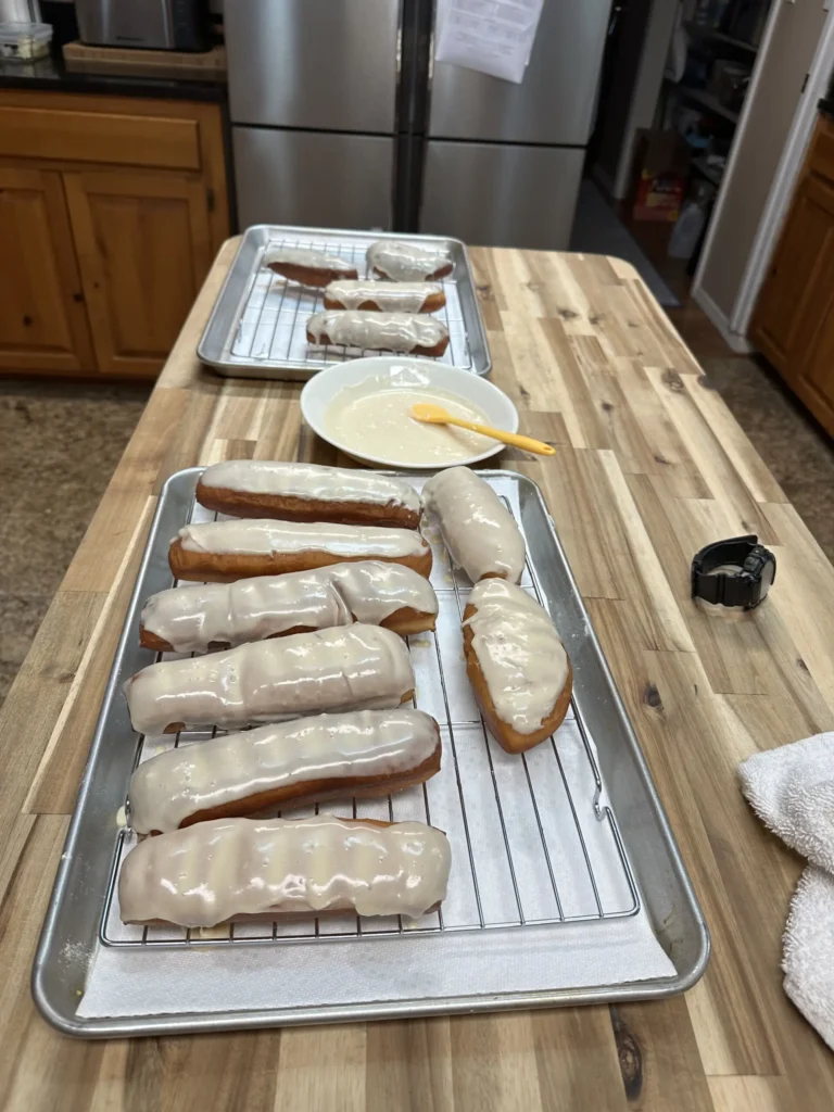 Soft Baked Maple Donut Bars