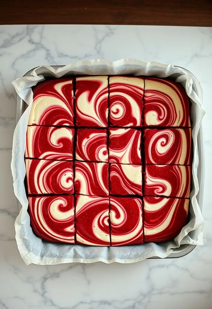red velvet cheesecake brownies