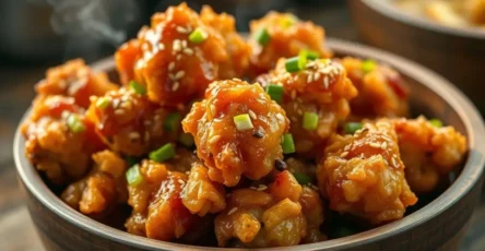 Crispy Korean Popcorn Chicken