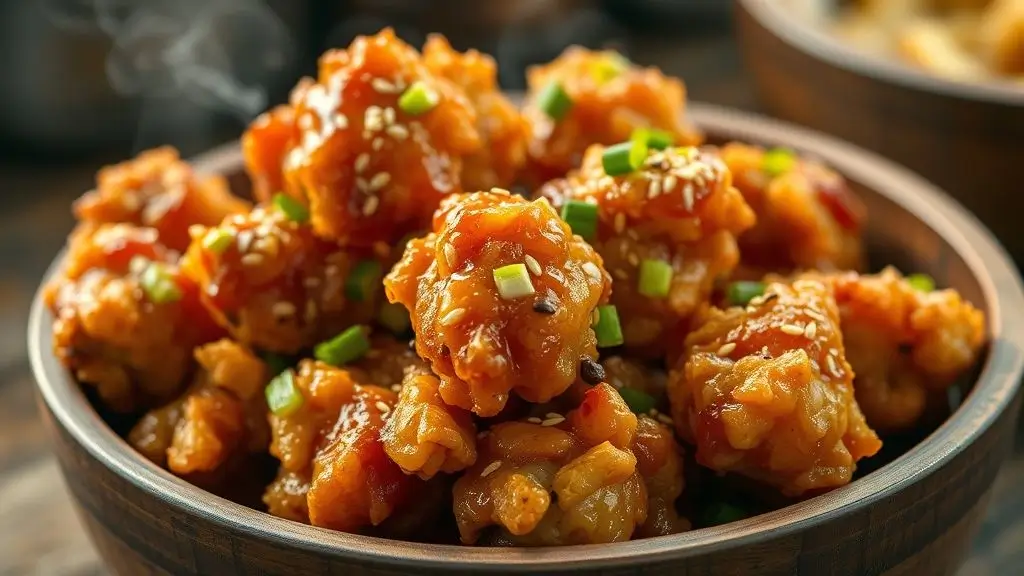 Crispy Korean Popcorn Chicken