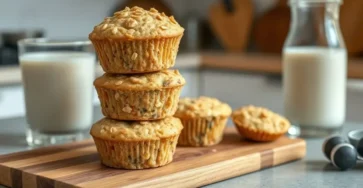 Simple Cottage Cheese Oatmeal Blender Muffins