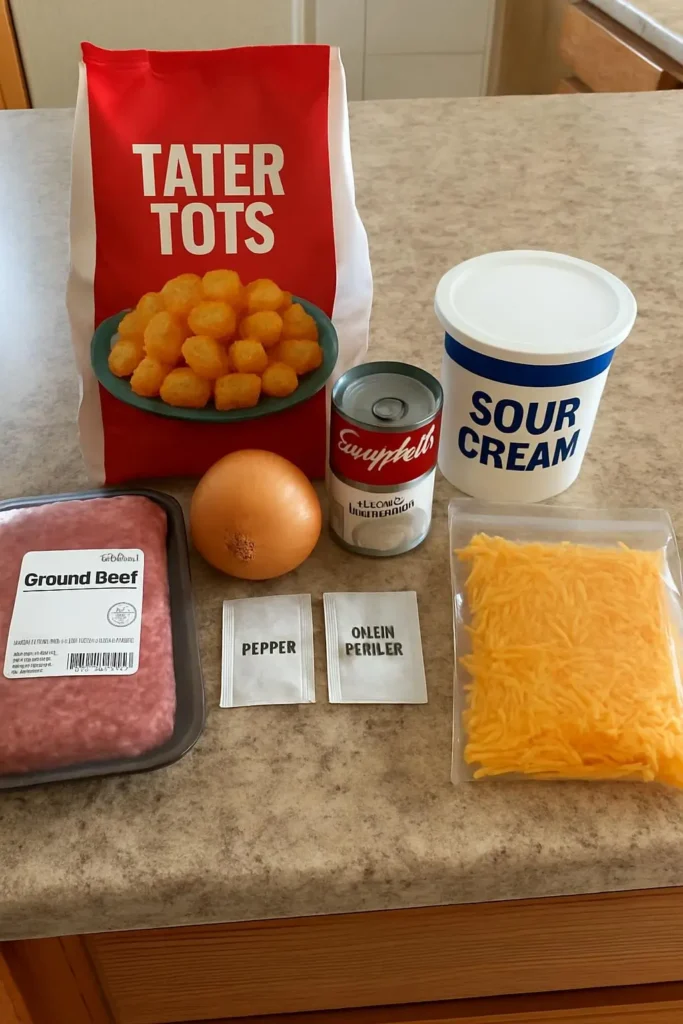 Simple and Delicious Tater Tot Casserole