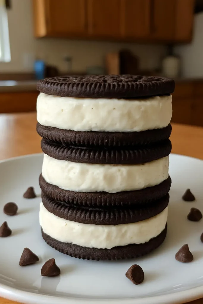 The Best Homemade Oreo Ice Cream Sandwiches