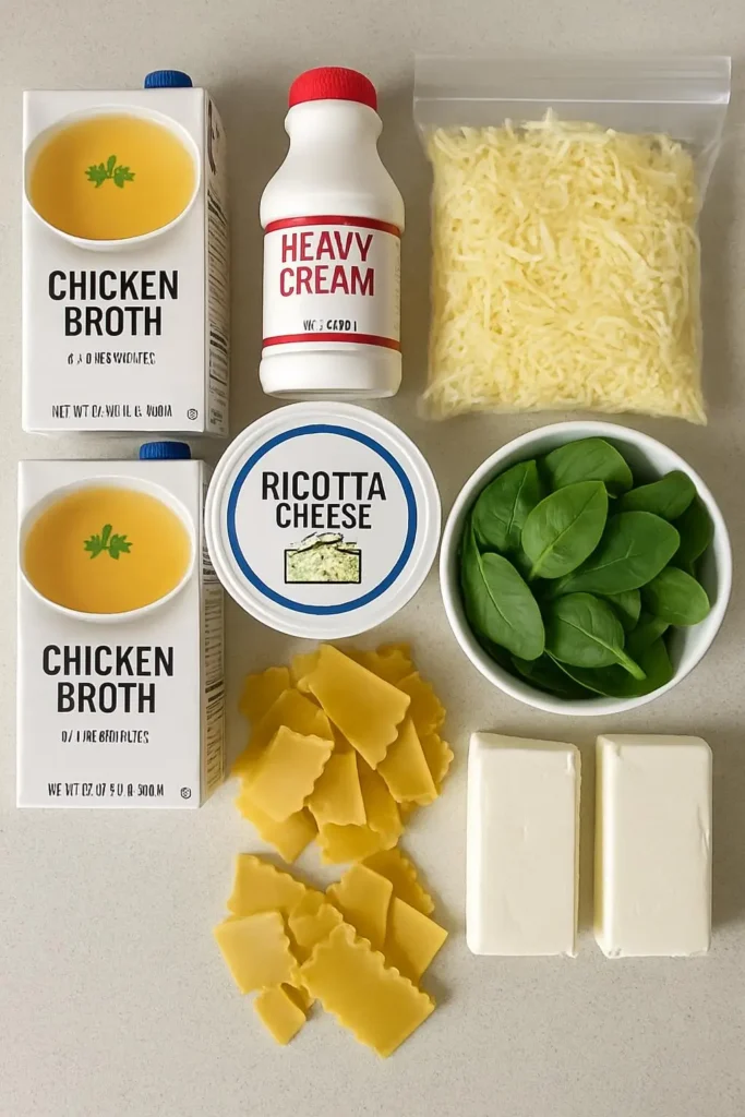 White Lasagna Soup Recipe