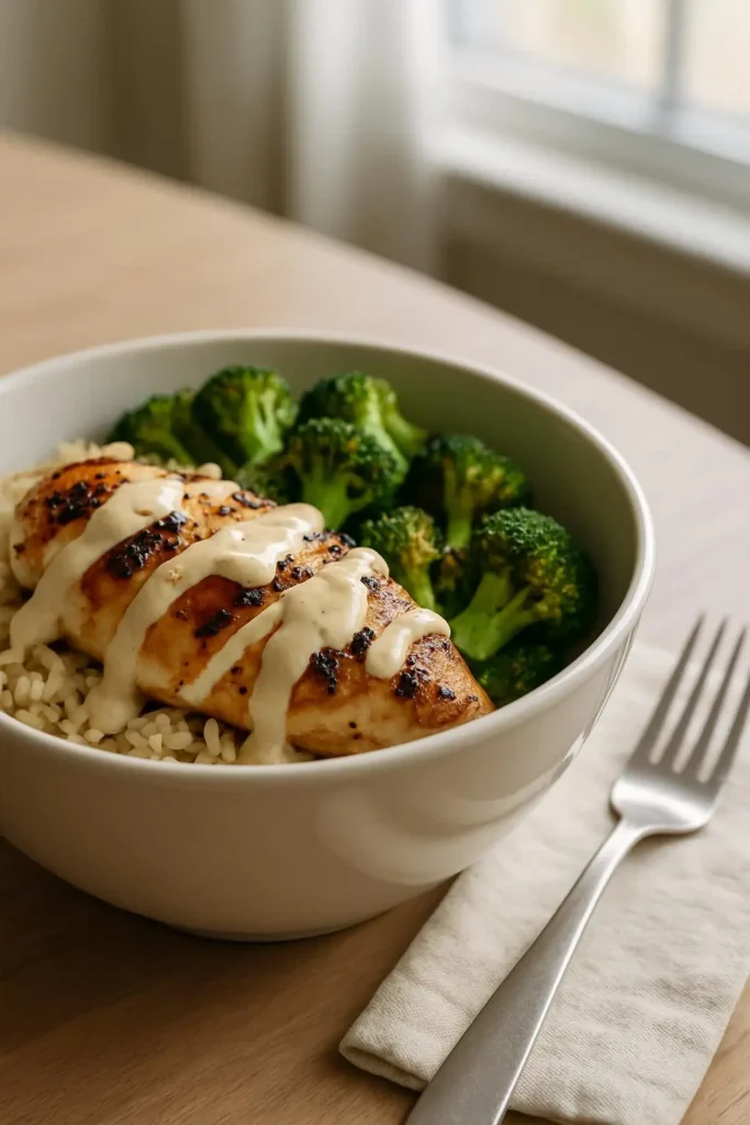 Grilled Chicken & Broccoli