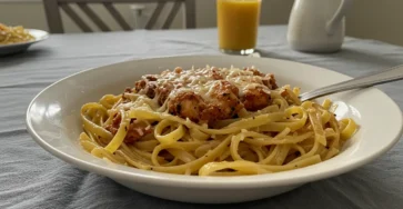 Garlic Parmesan Chicken Pasta