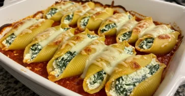 Spinach and Ricotta Stuffed Shells