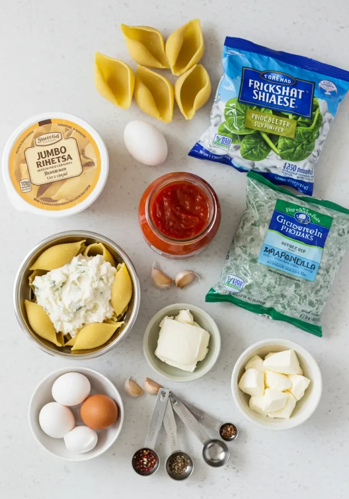 Spinach and Ricotta Stuffed Shells