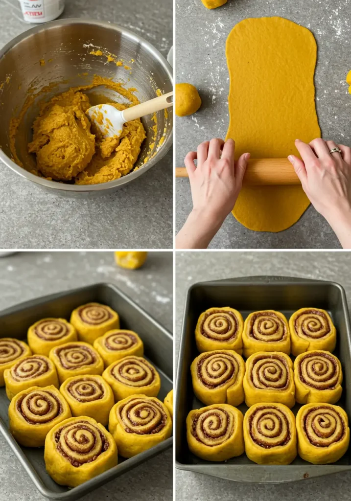 Pumpkin Cinnamon Rolls