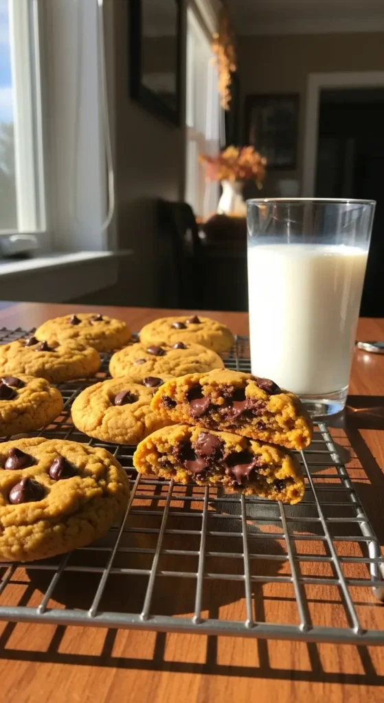 Pumpkin Chocolate Chip Cookies