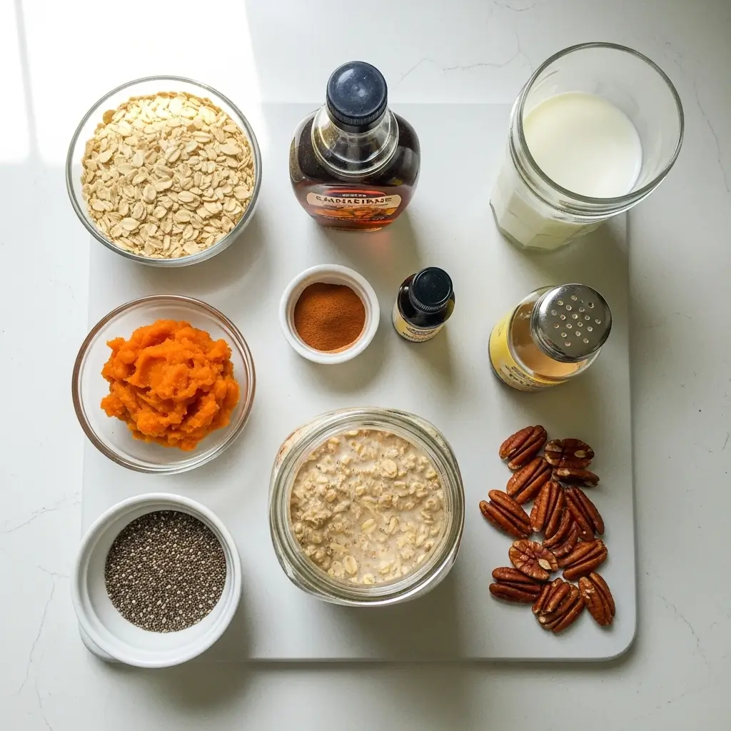 Pumpkin Spice Overnight Oats