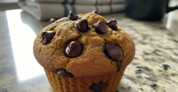 pumpkin chocolate chip muffins