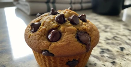 pumpkin chocolate chip muffins