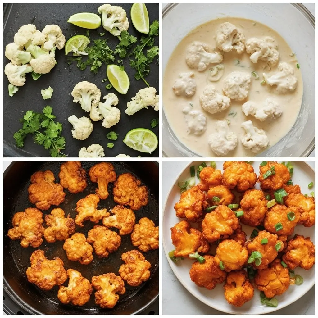 Air Fryer Buffalo Cauliflower