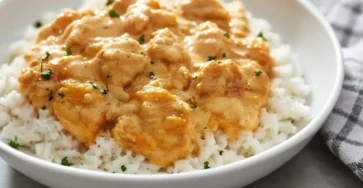 Creamy Smothered Chicken and Rice