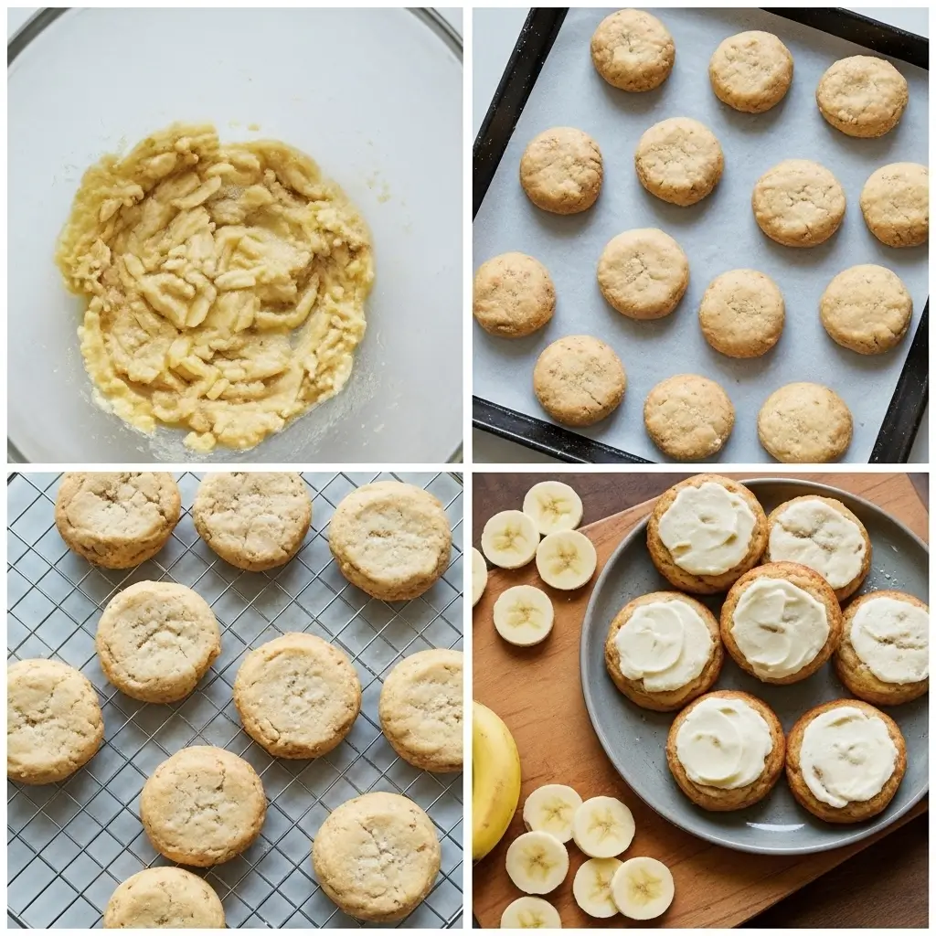 Crumbl Banana Bread Cookies