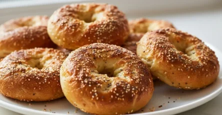 Fluffy And Healthy Greek Yogurt Bagels