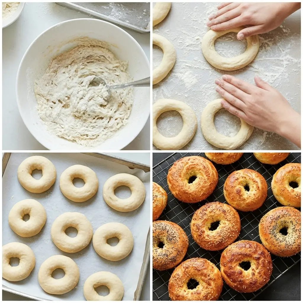 Fluffy And Healthy Greek Yogurt Bagels