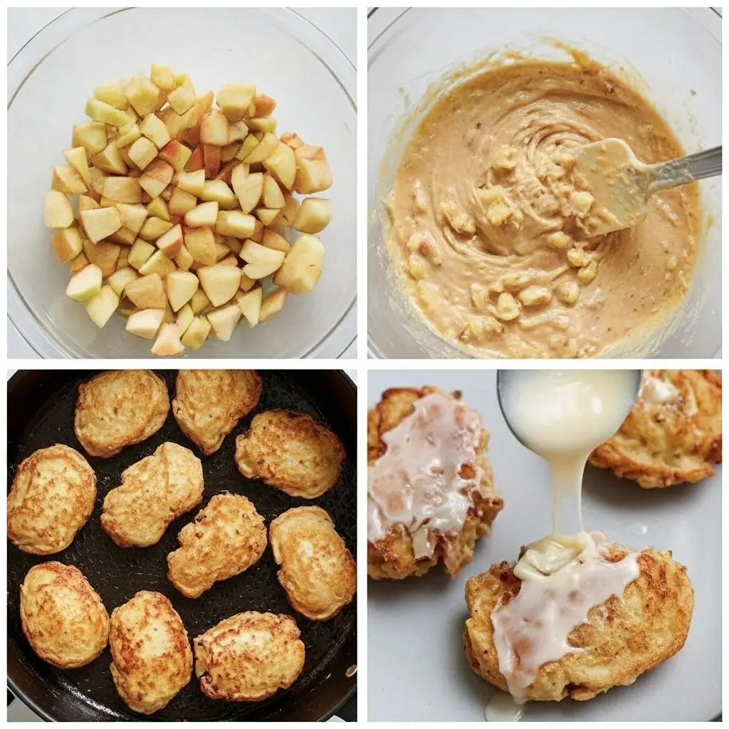 Healthy Air Fryer Apple Fritters