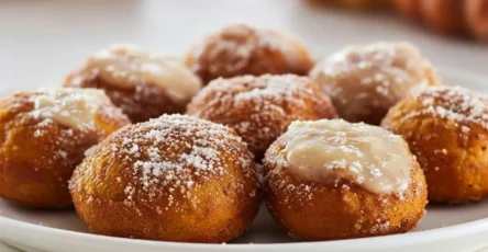 Healthy Pumpkin Donut Holes