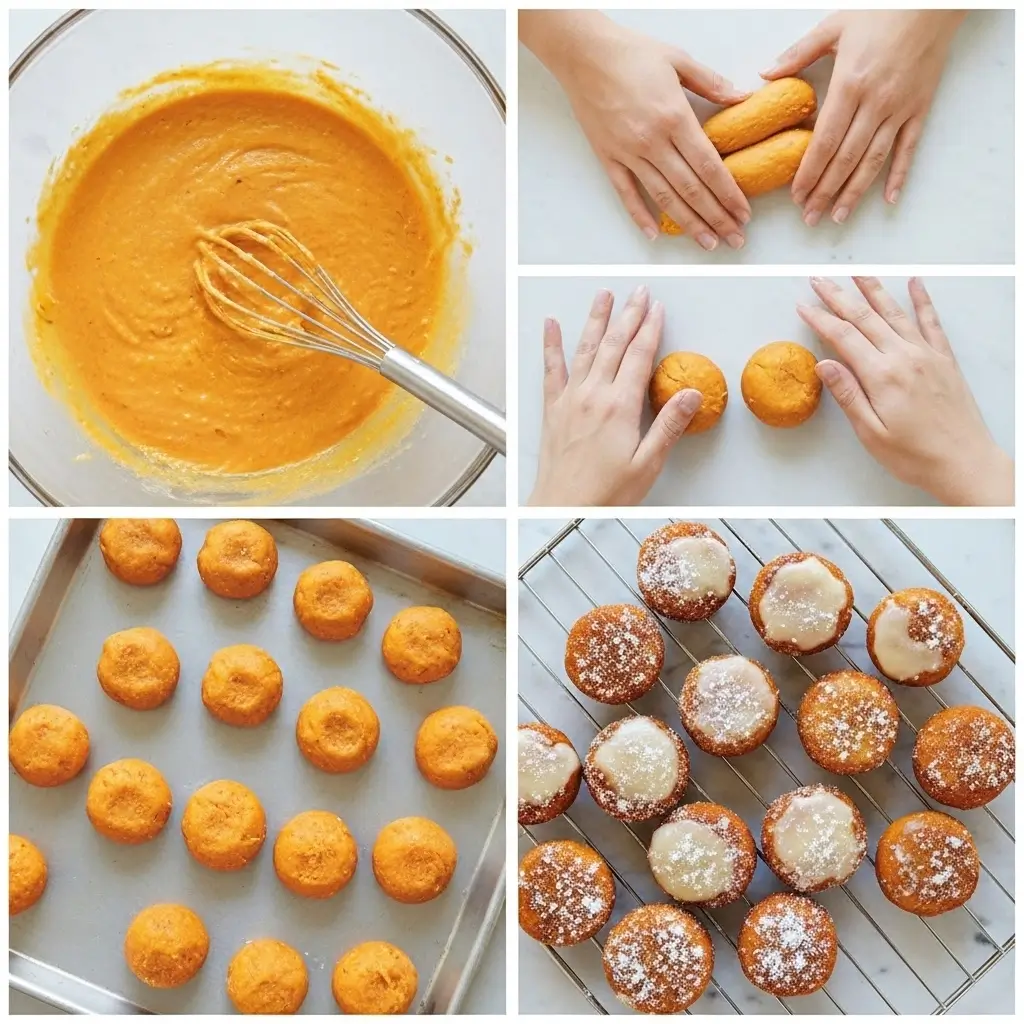 Healthy Pumpkin Donut Holes