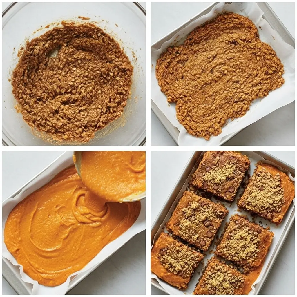 Healthy Pumpkin Oatmeal Bars