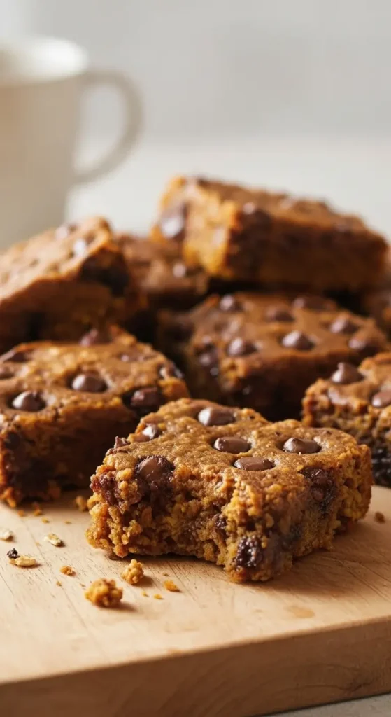 Healthy Pumpkin Oatmeal Bars