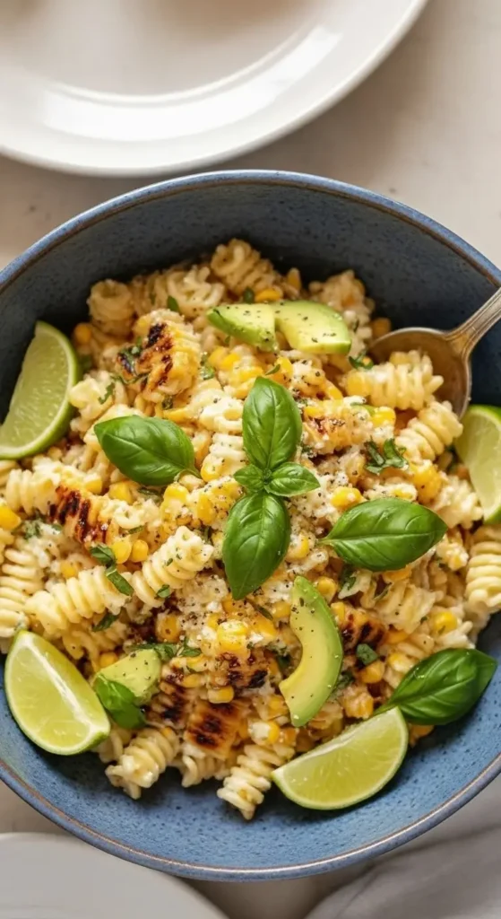 Healthy Street Corn Pasta Salad