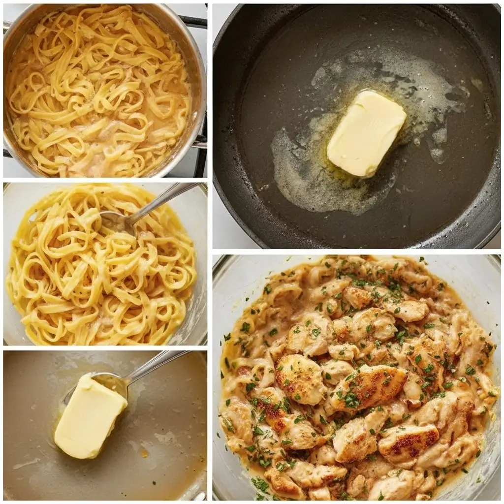 Kid-Friendly Buttered Noodles and Chicken
