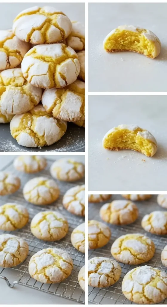 Lemon Crinkle Cookies