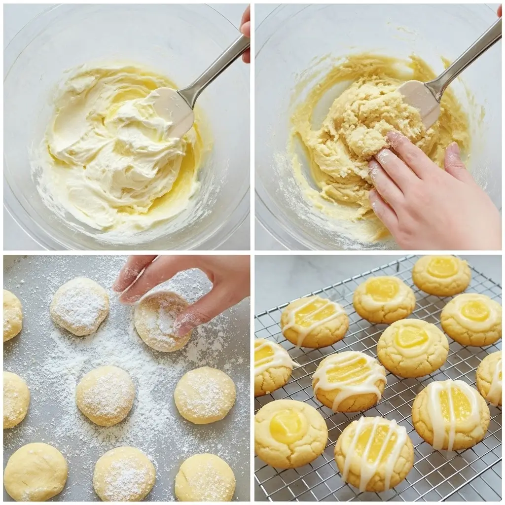 Lemon Gooey Butter Cookies