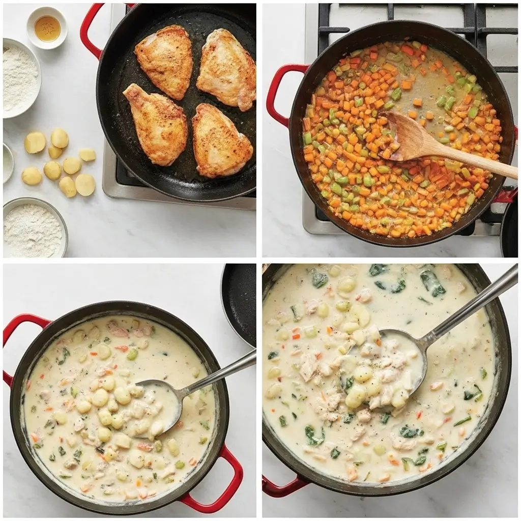 Olive Garden Chicken Gnocchi Soup