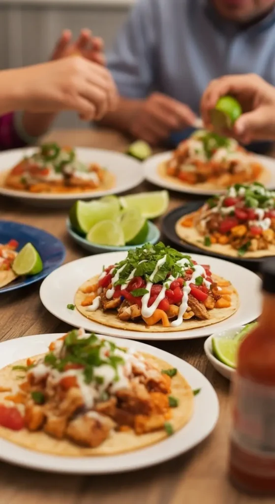 Rotisserie Chicken Tostadas