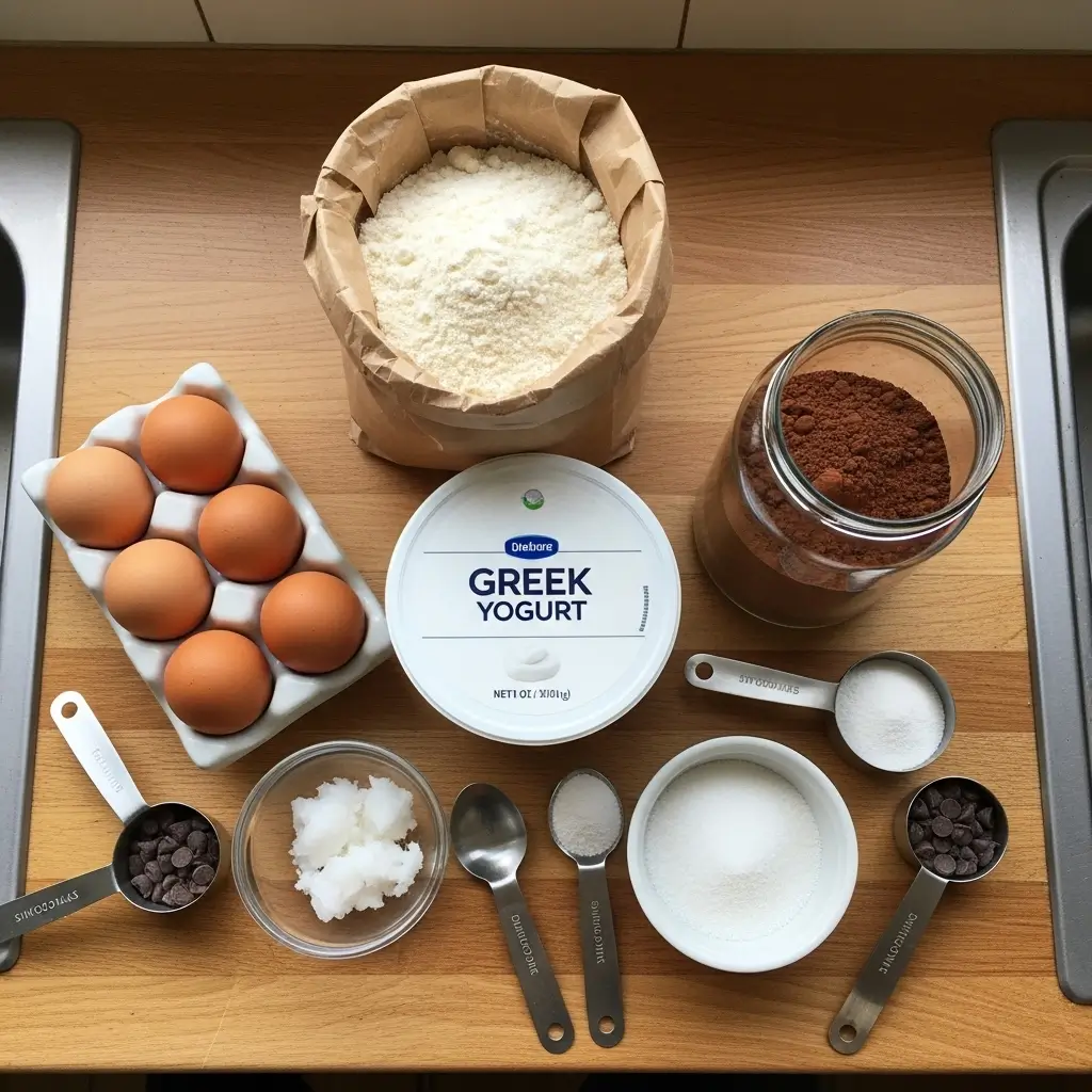 Sugar Free Greek Yogurt Brownies