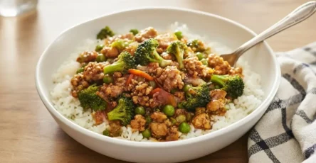 Teriyaki Ground Turkey Bowl