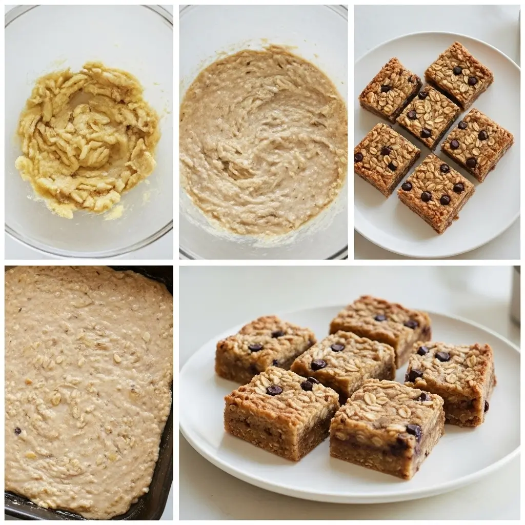 The Best Banana Oatmeal Bars