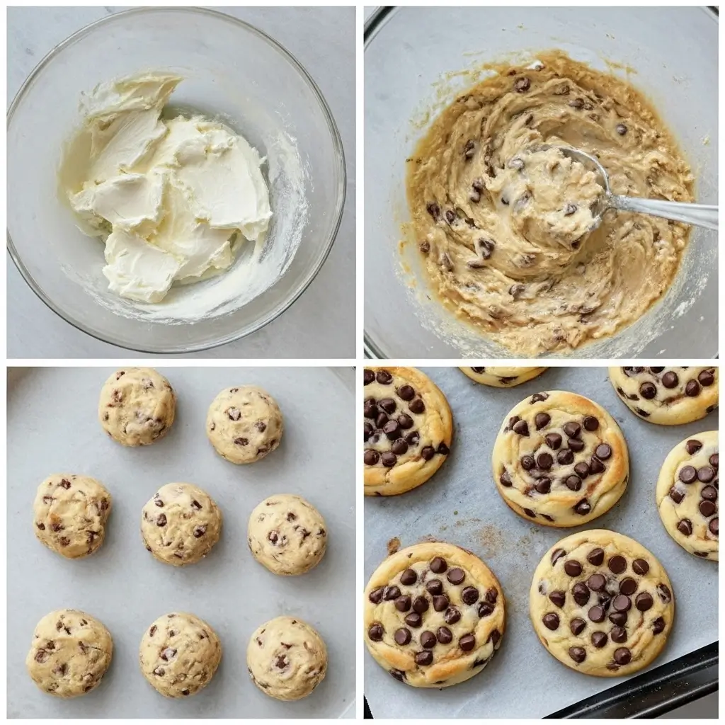 Chocolate Chip Cheesecake Cookies