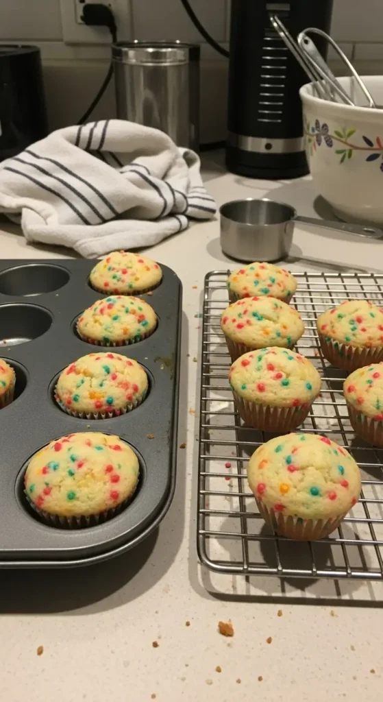 Mini Funfetti Yogurt Muffins