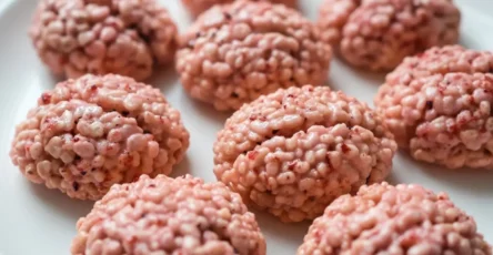 Marshmallow Rice Krispies Halloween Brains
