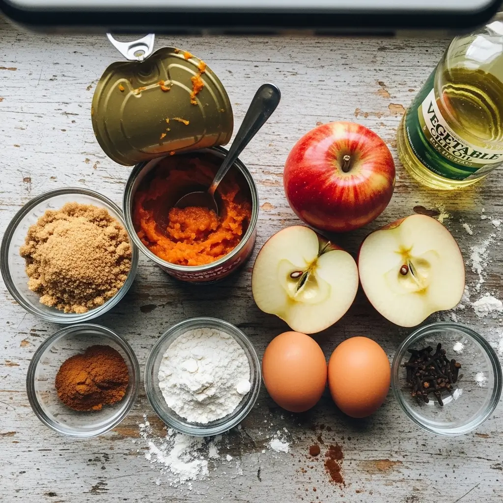 Apple Pumpkin Streusel Muffins