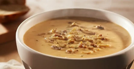 Caramelized Onion and Mushroom Soup